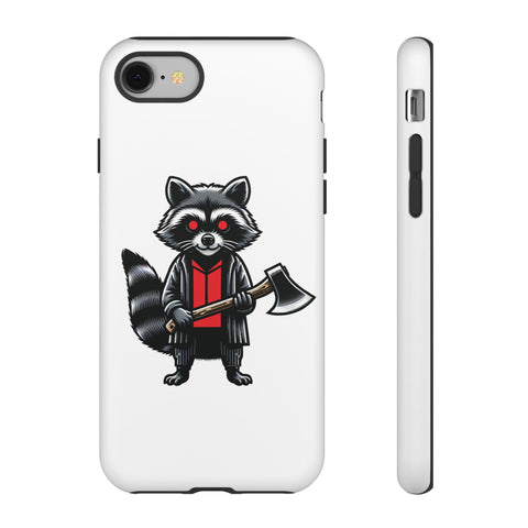 Axe Raccoon - Dual-Layered Phone Case