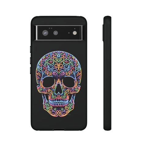 Neon Skull LSD - Dual-Layered Phone Case