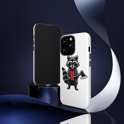 Axe Raccoon - Dual-Layered Phone Case