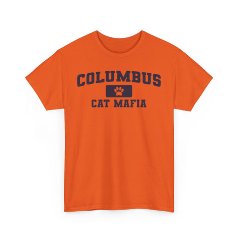 Columbus Cat Mafia - Heavy Cotton T-Shirt