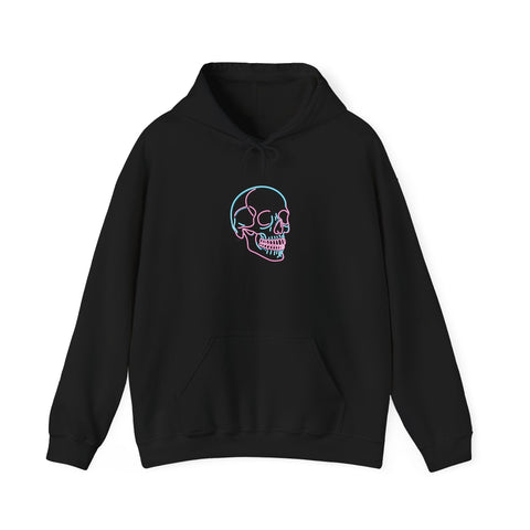 Neon Skull Pink Mint - Heavy Blend™ Hooded Sweatshirt