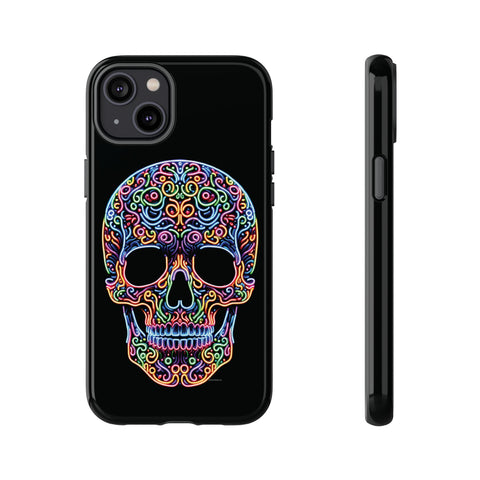 Neon Skull LSD - Dual-Layered Phone Case