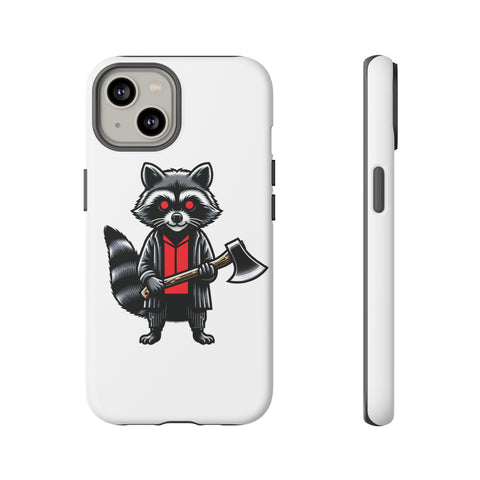 Axe Raccoon - Dual-Layered Phone Case