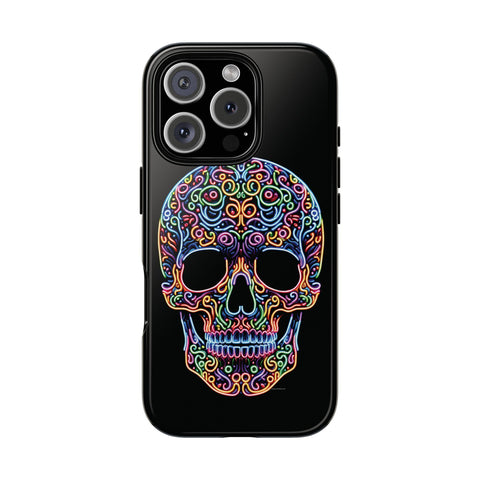 Neon Skull LSD - Dual-Layered Phone Case