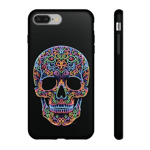 Neon Skull LSD - Dual-Layered Phone Case