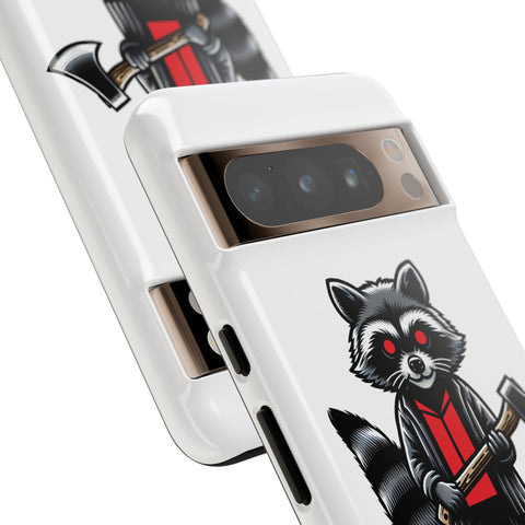 Axe Raccoon - Dual-Layered Phone Case