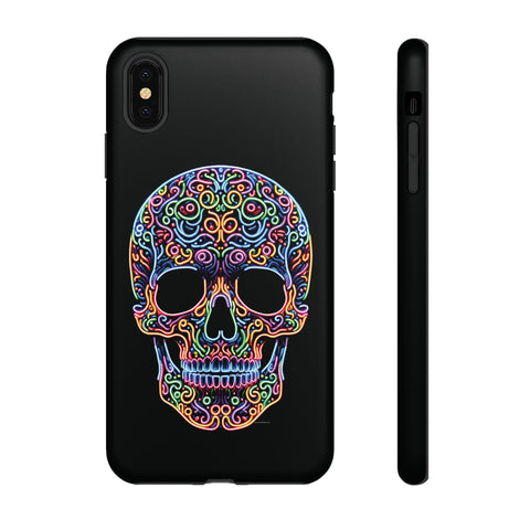 Neon Skull LSD - Dual-Layered Phone Case