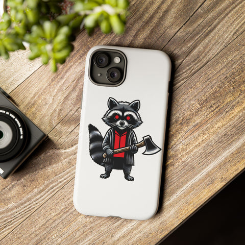 Axe Raccoon - Dual-Layered Phone Case