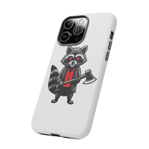 Axe Raccoon - Dual-Layered Phone Case