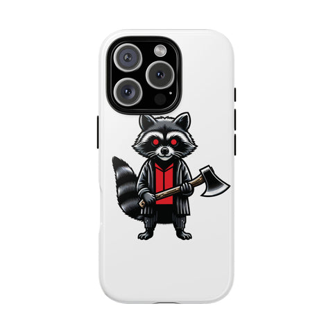 Axe Raccoon - Dual-Layered Phone Case