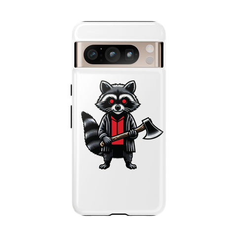 Axe Raccoon - Dual-Layered Phone Case