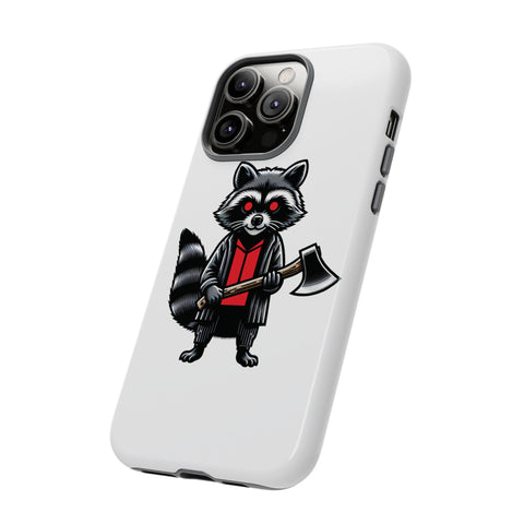 Axe Raccoon - Dual-Layered Phone Case