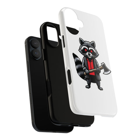 Axe Raccoon - Dual-Layered Phone Case