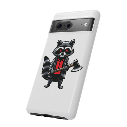 Axe Raccoon - Dual-Layered Phone Case