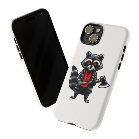 Axe Raccoon - Dual-Layered Phone Case