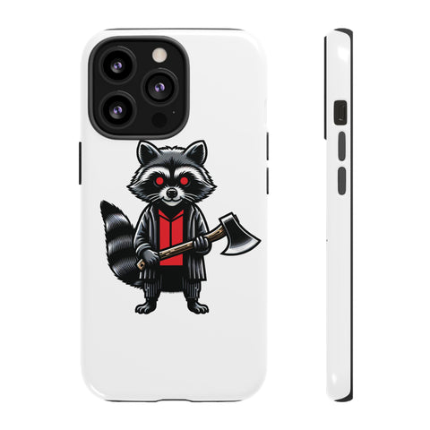 Axe Raccoon - Dual-Layered Phone Case