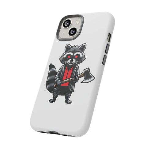 Axe Raccoon - Dual-Layered Phone Case