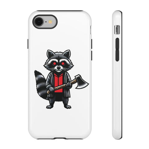 Axe Raccoon - Dual-Layered Phone Case