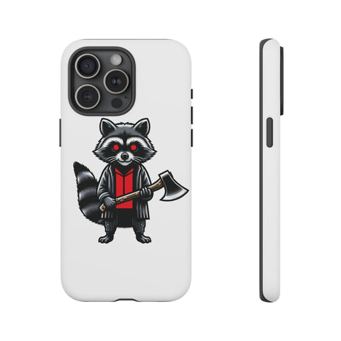 Axe Raccoon - Dual-Layered Phone Case