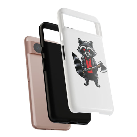 Axe Raccoon - Dual-Layered Phone Case