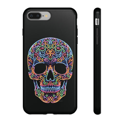 Neon Skull LSD - Dual-Layered Phone Case