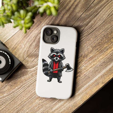 Axe Raccoon - Dual-Layered Phone Case