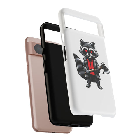 Axe Raccoon - Dual-Layered Phone Case