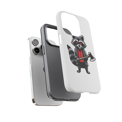 Axe Raccoon - Dual-Layered Phone Case