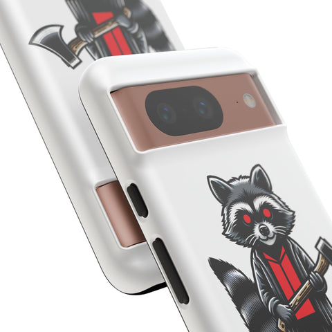 Axe Raccoon - Dual-Layered Phone Case