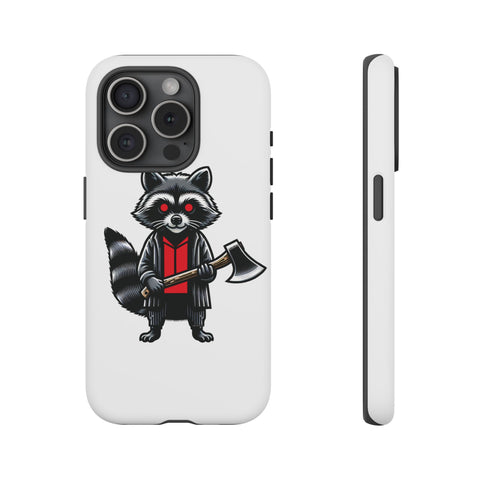 Axe Raccoon - Dual-Layered Phone Case