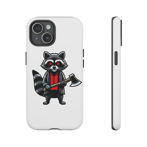 Axe Raccoon - Dual-Layered Phone Case