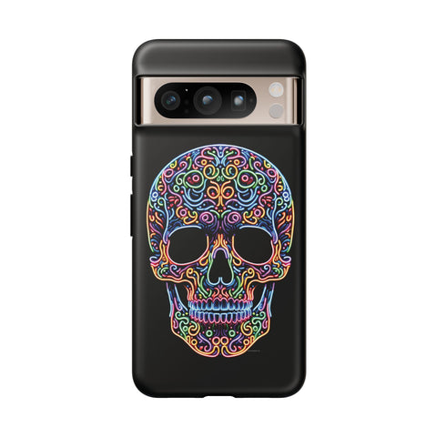 Neon Skull LSD - Dual-Layered Phone Case