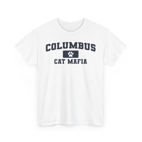 Columbus Cat Mafia - Heavy Cotton T-Shirt