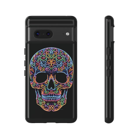 Neon Skull LSD - Dual-Layered Phone Case