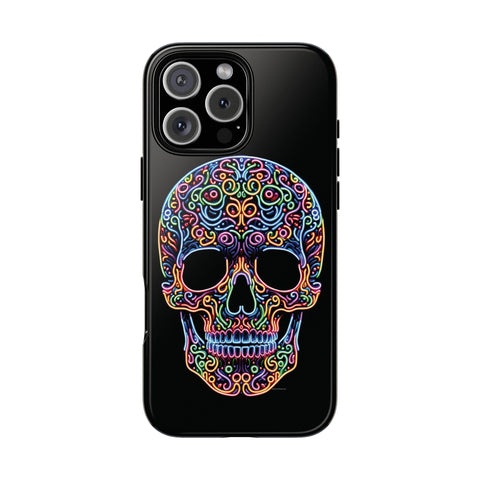 Neon Skull LSD - Dual-Layered Phone Case