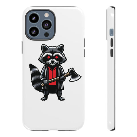 Axe Raccoon - Dual-Layered Phone Case