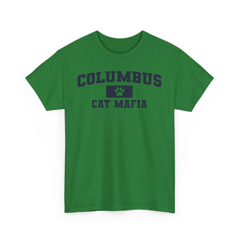 Columbus Cat Mafia - Heavy Cotton T-Shirt