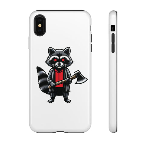 Axe Raccoon - Dual-Layered Phone Case