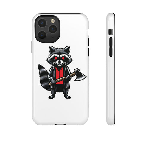 Axe Raccoon - Dual-Layered Phone Case