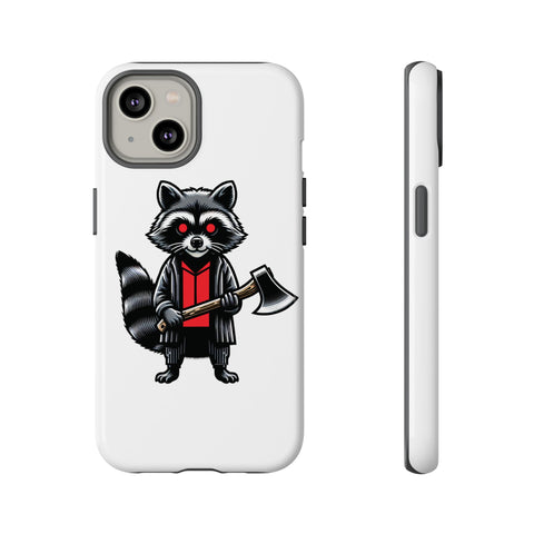 Axe Raccoon - Dual-Layered Phone Case