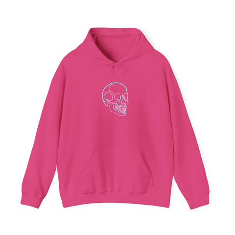 Neon Skull Pink Mint - Heavy Blend™ Hooded Sweatshirt