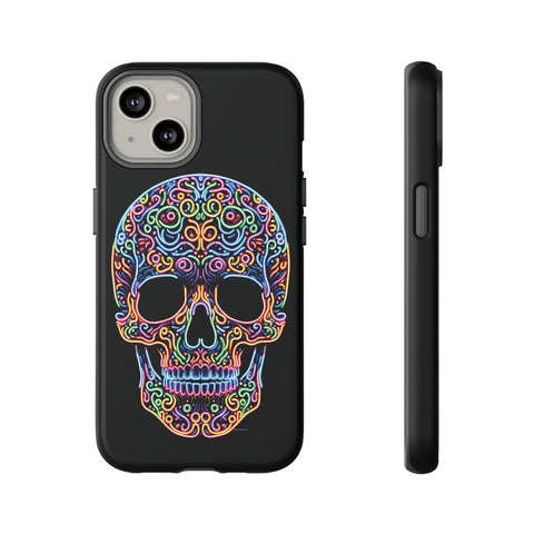 Neon Skull LSD - Dual-Layered Phone Case