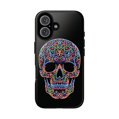 Neon Skull LSD - Dual-Layered Phone Case