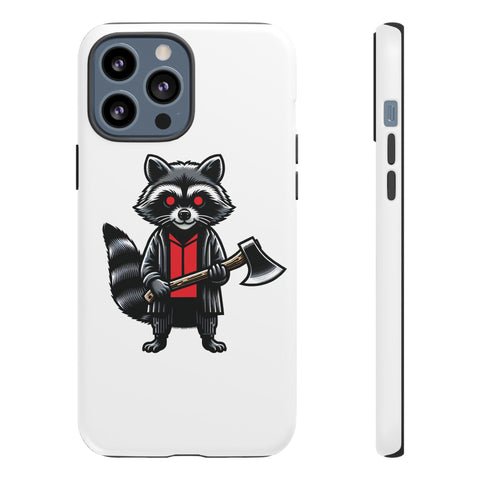 Axe Raccoon - Dual-Layered Phone Case