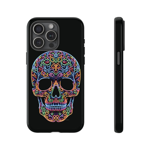 Neon Skull LSD - Dual-Layered Phone Case