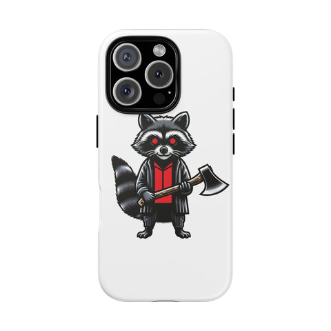 Axe Raccoon - Dual-Layered Phone Case