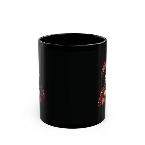 Clown Girl- Black Coffee Mug (11oz, 15oz)