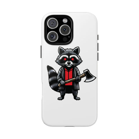 Axe Raccoon - Dual-Layered Phone Case