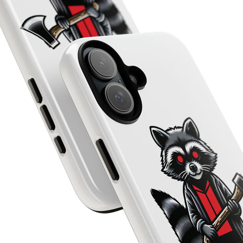 Axe Raccoon - Dual-Layered Phone Case