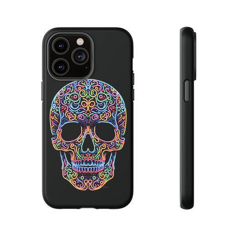 Neon Skull LSD - Dual-Layered Phone Case